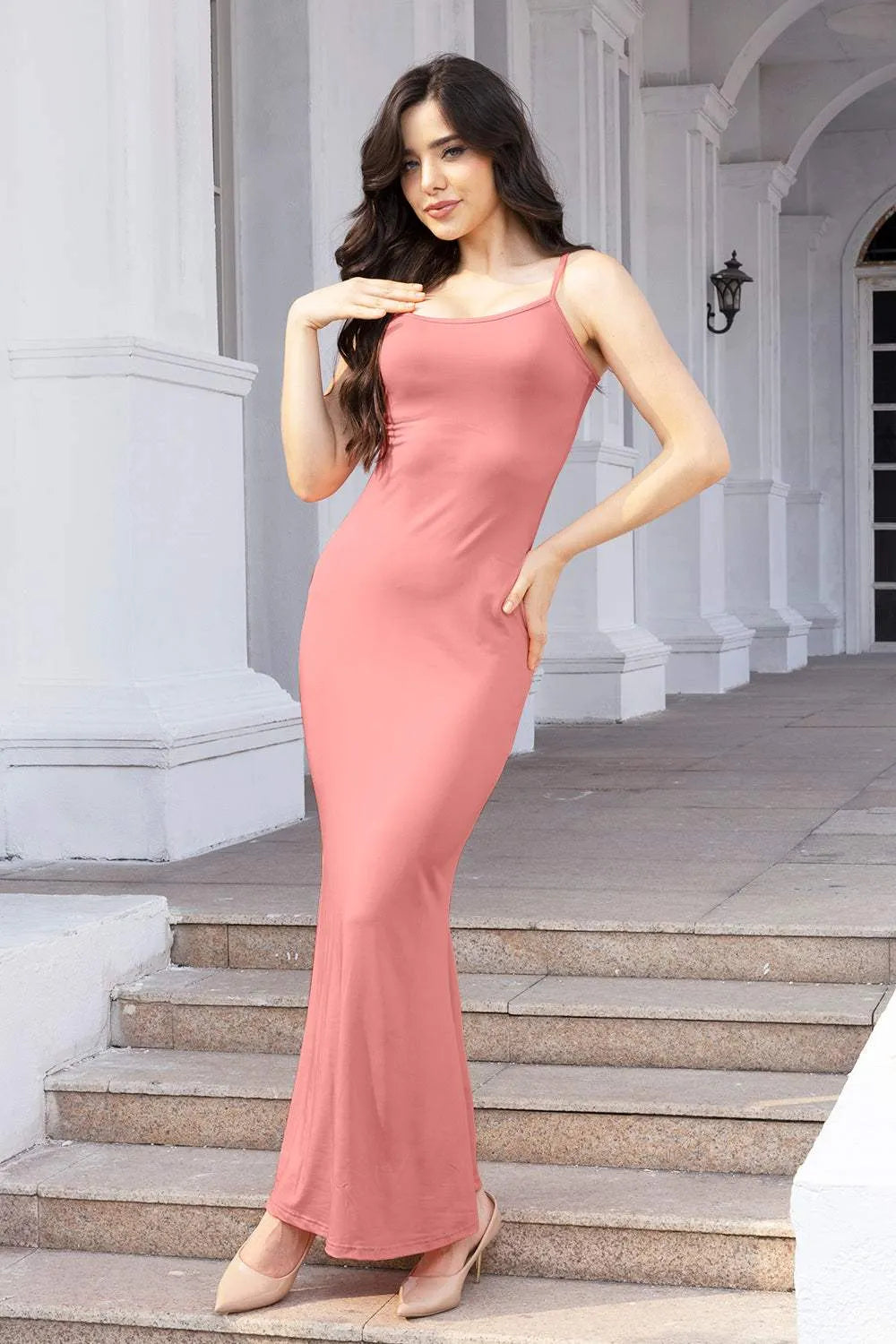 Square Neck Cami Dress Casual Dresses - Tophatter Daily Deals