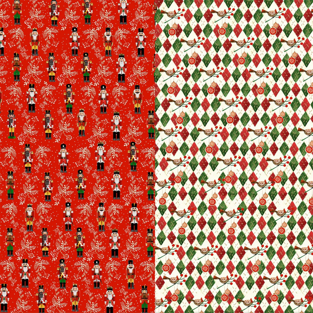 Nutcracker Christmas Wrapping Paper Book with 10 Stylish Sheets & Gift Tags Wrapping Paper - Tophatter Daily Deals