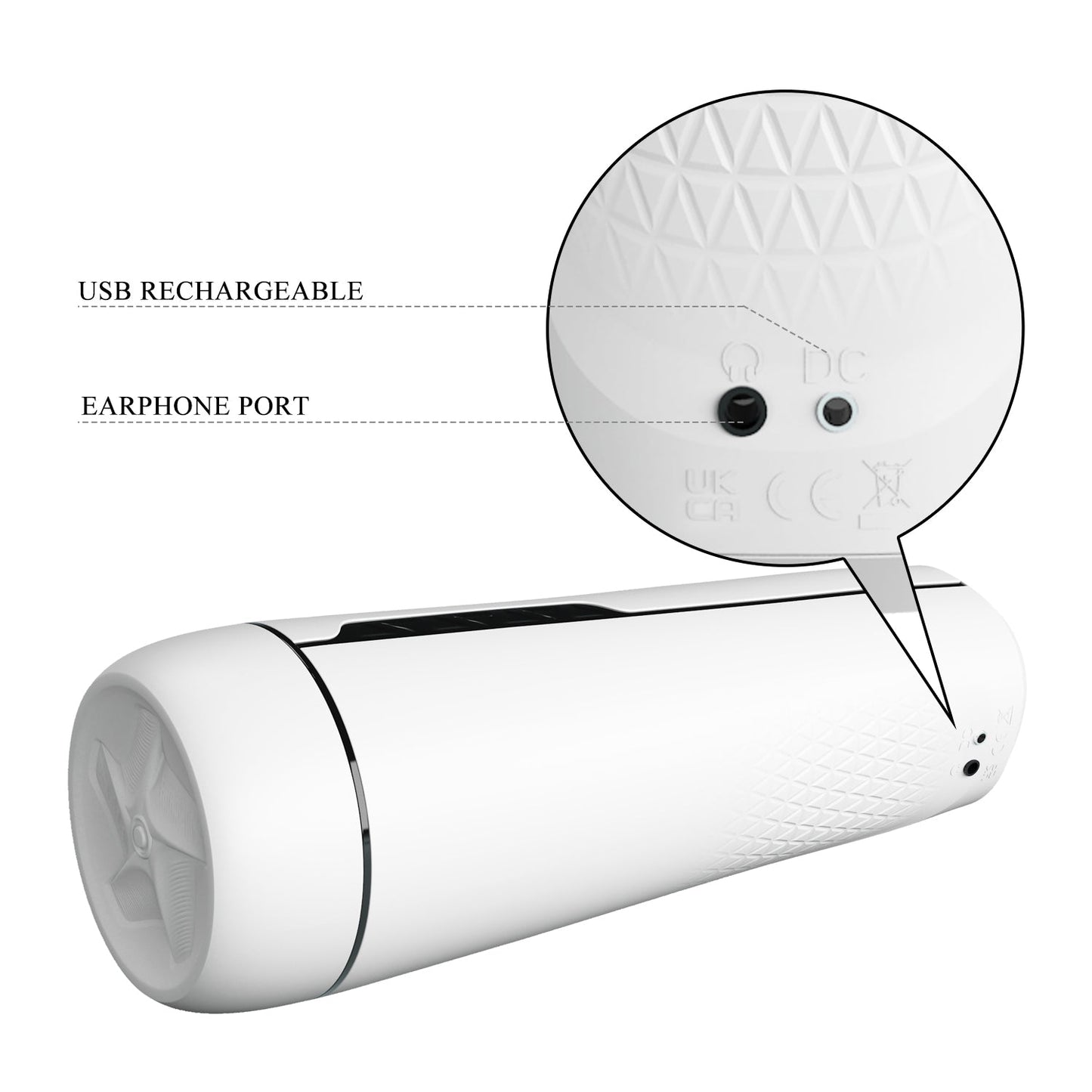 Sienna Rechargeable Masturbator – 3 Suction Settings and 12 Vibration Modes Masturbator > Sex Toys For Men > Masturbators Premium - Tophatter Daily Deals