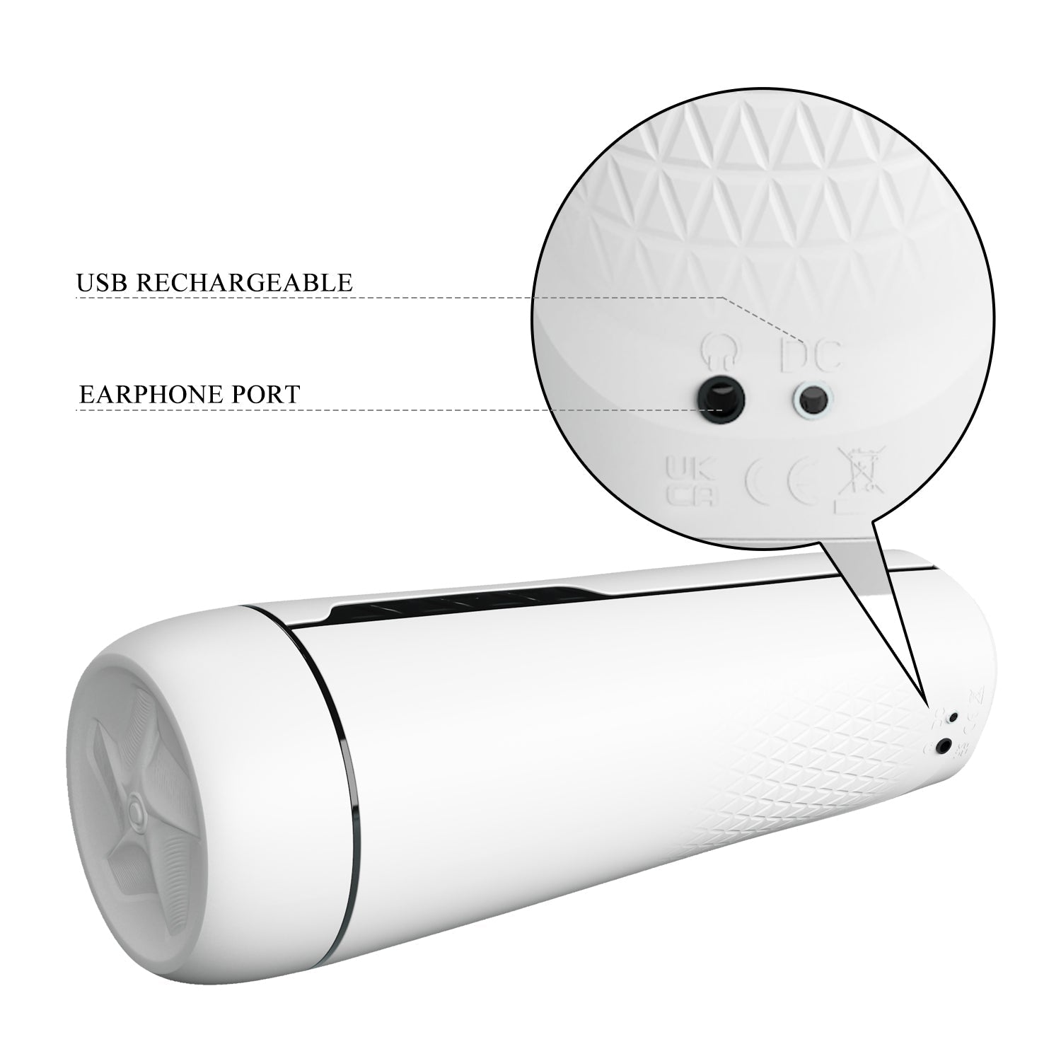 Sienna Rechargeable Masturbator – 3 Suction Settings and 12 Vibration Modes Masturbator > Sex Toys For Men > Masturbators Premium - Tophatter Daily Deals