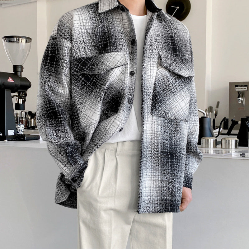 Autumn And Winter Casual Loose Jacket White 0 - Tophatter Daily Deals