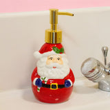 Christmas Character Soap Dispenser | Ceramic Hand Wash Bathroom Soap Dispenser Soap Dispenser - Tophatter Daily Deals