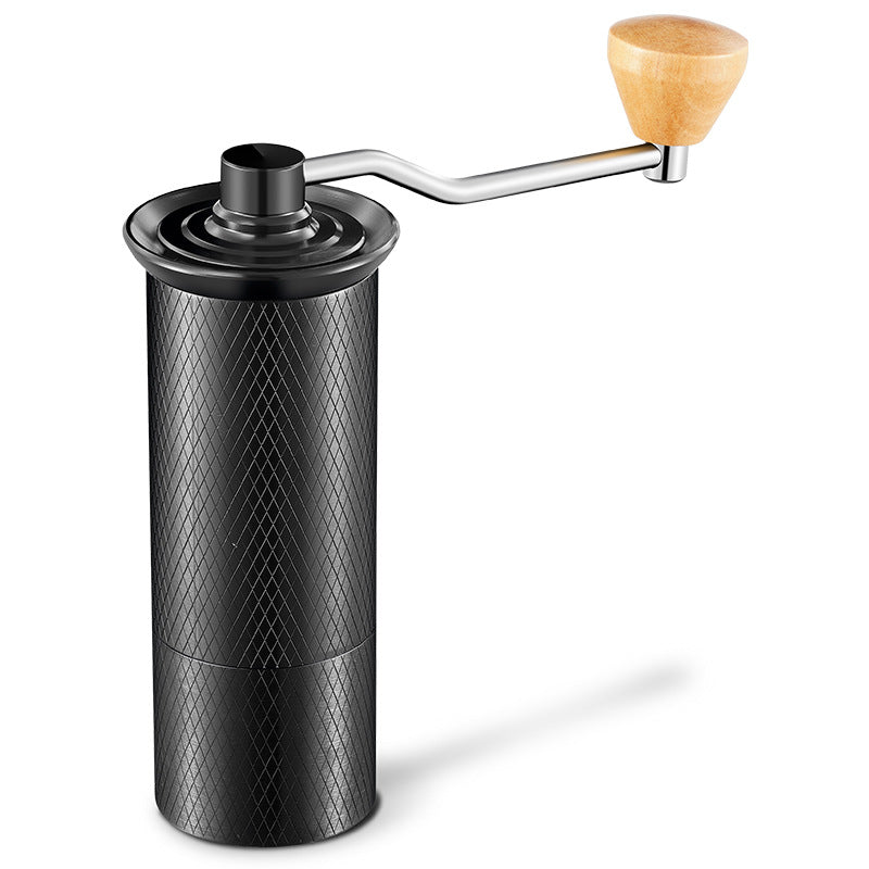 Bean Grinder Household Grinder Aluminum Alloy Body Black pattern 0 - Tophatter Daily Deals