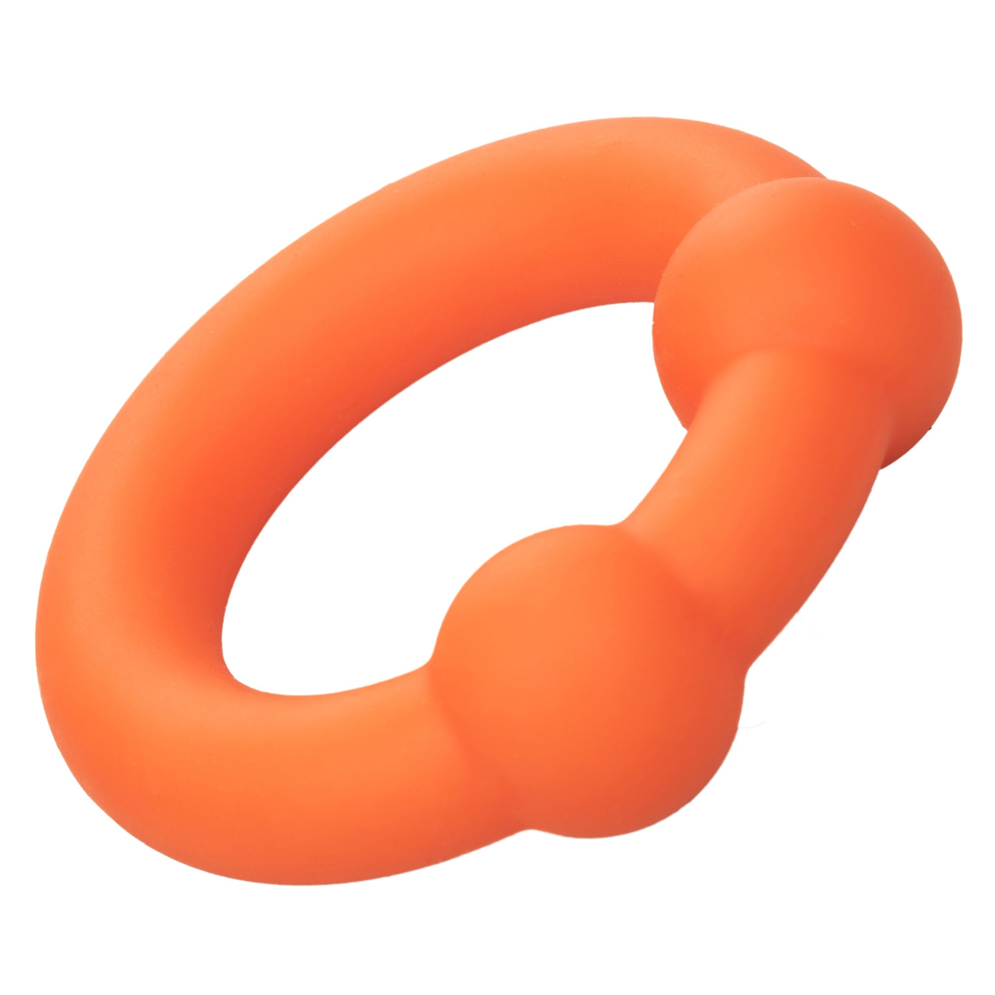 Alpha Liquid Silicone Dual Ball Ring Orange Ultra Stretchy Enhancer Ring > Cock Ring > Single - Tophatter Daily Deals