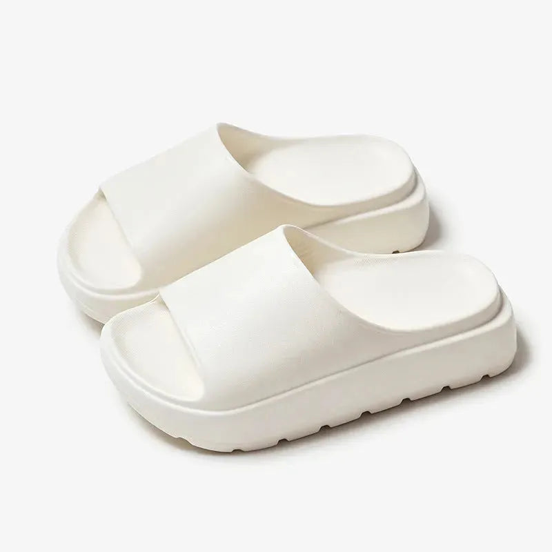Fish Mouth Slippers Beige Slippers - Tophatter Daily Deals