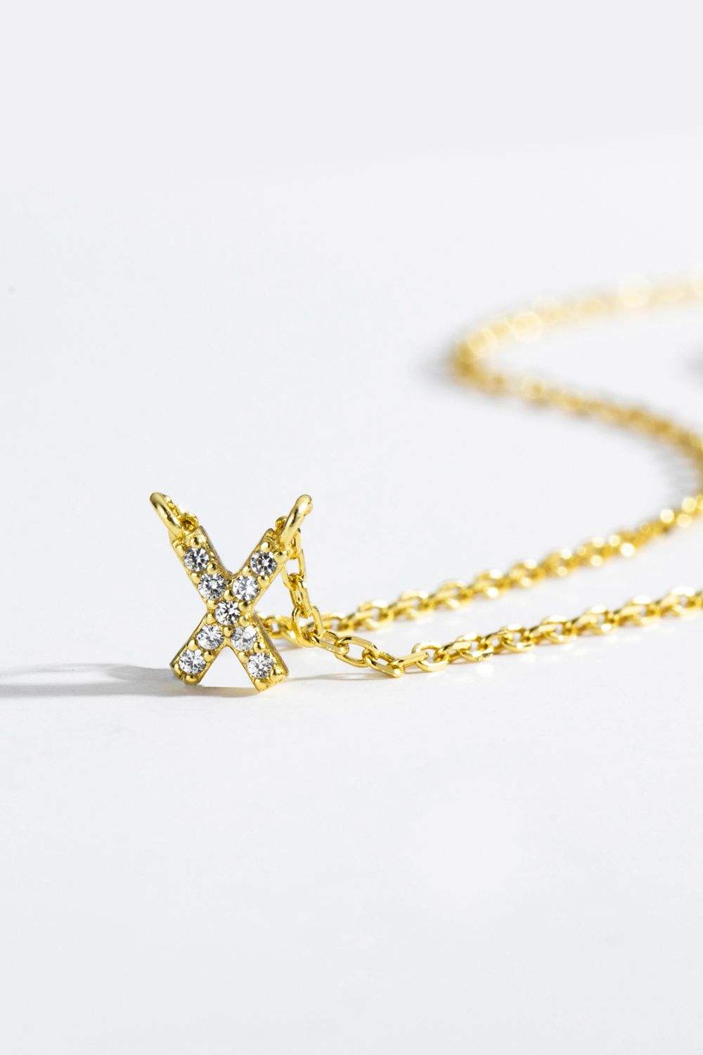 V To Z Zircon 925 Sterling Silver Necklace Necklaces - Tophatter Daily Deals