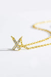 V To Z Zircon 925 Sterling Silver Necklace Necklaces - Tophatter Daily Deals