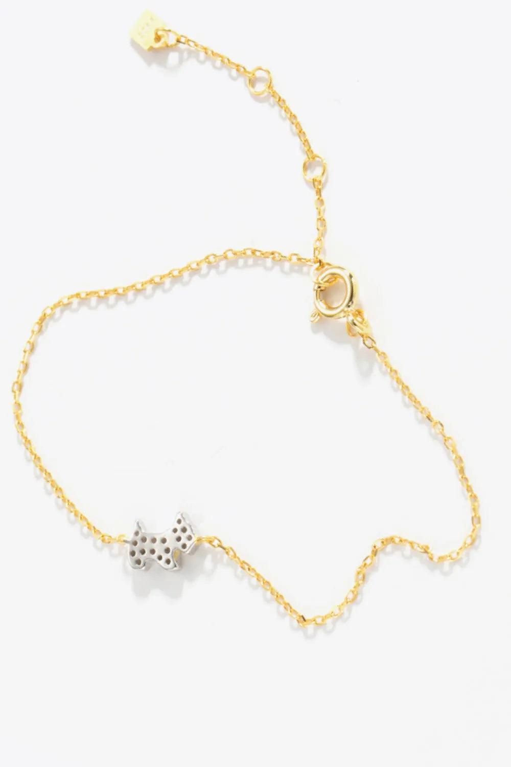 Puppy Zircon 925 Sterling Silver Bracelet Bracelets - Tophatter Daily Deals