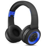 Bluetooth Headset Sports Built-in TF Card Bilateral Stereo Blue 0 - Tophatter Daily Deals