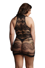 Le Désir Criss Cross Neck Black Mini Dress XL - Tophatter's Adult Products Lingerie > Lingerie - Tophatter Daily Deals