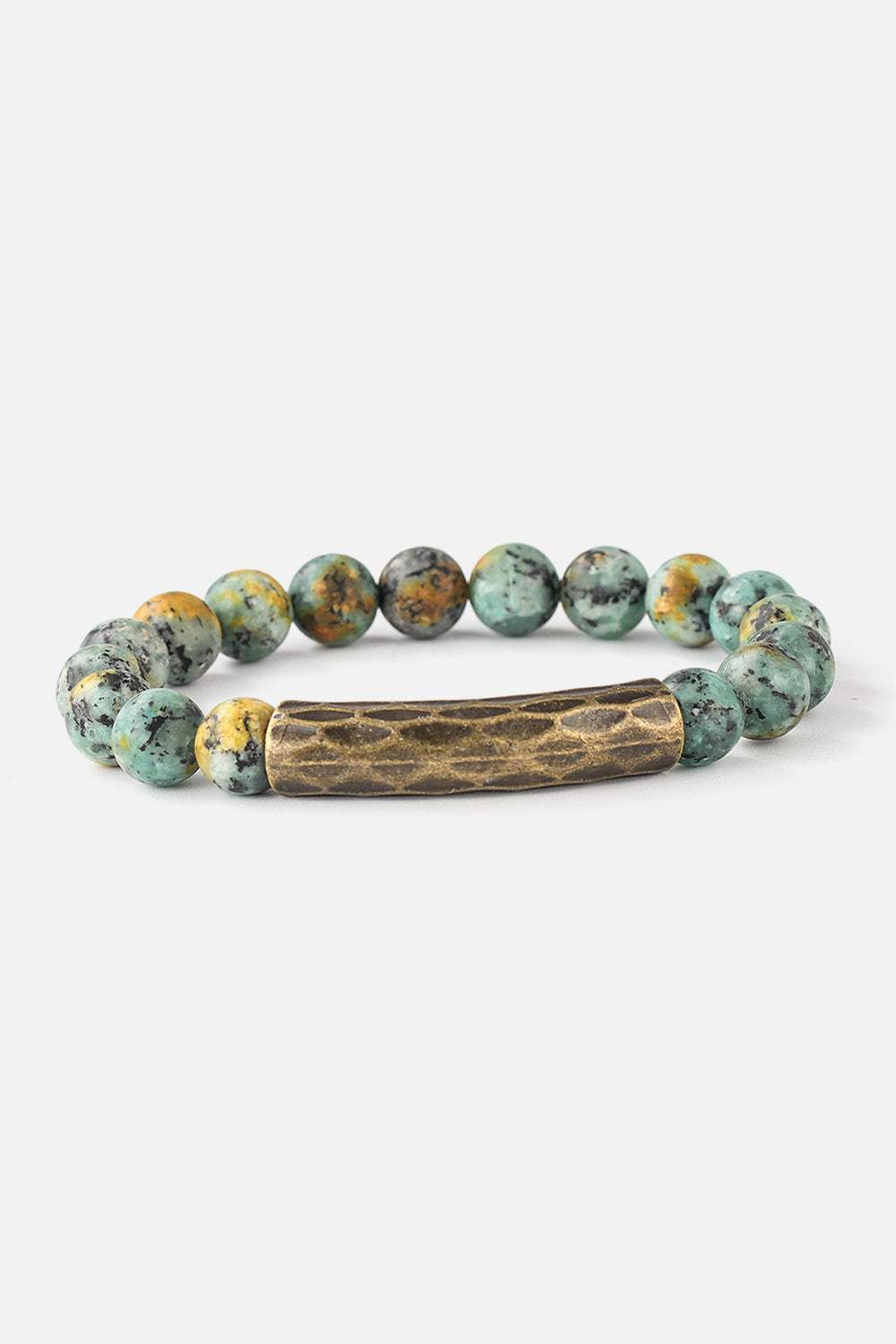 Natural Stone Beaded Bracelet Style B One Size Bracelets - Tophatter Daily Deals