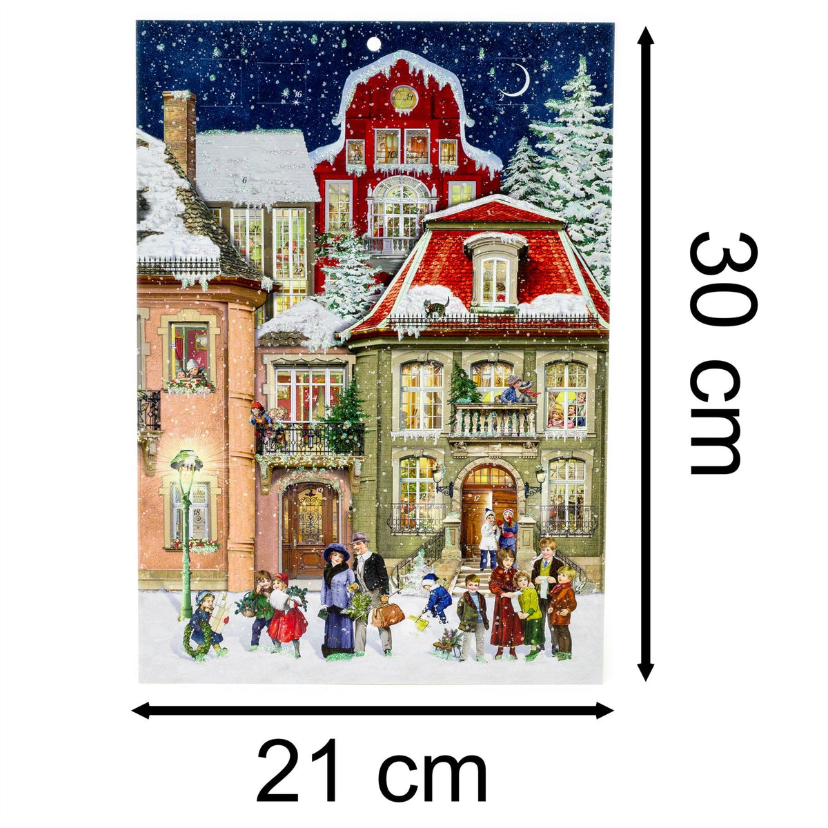 In The Christmas Avenue A4 Christmas Advent Calendar | Picture Advent Calendar Advent Calendar - Tophatter Daily Deals