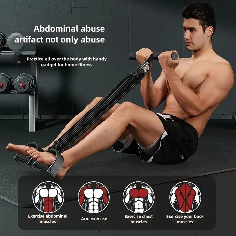 Multifunctional Foot Puller Fitness Resistance Set Accessories > Resistance Bands - Tophatter Daily Deals