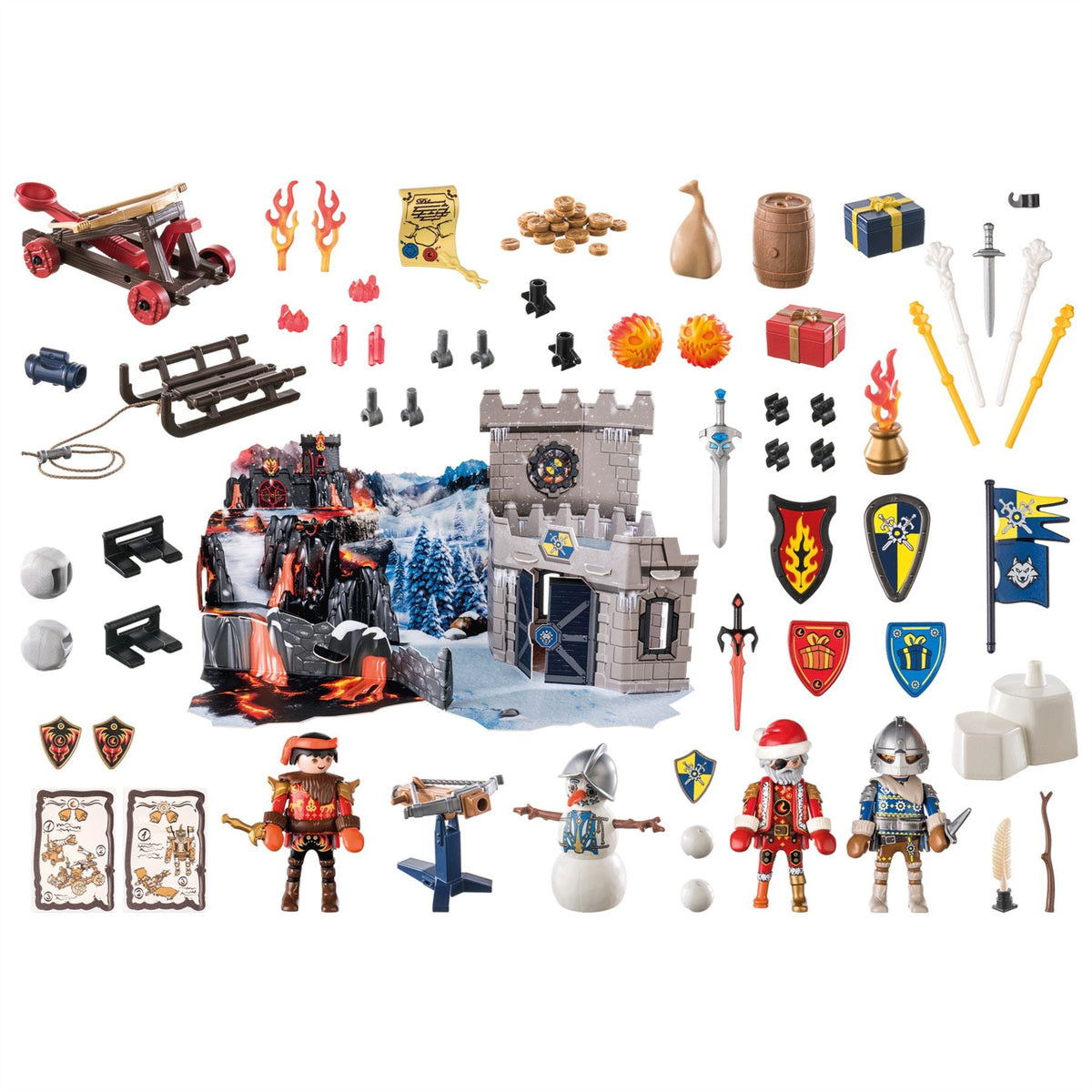 Playmobil Novelmore Battle in the Snow - Children's Christmas Advent Calendar Advent Calendar - Tophatter Daily Deals
