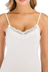 Lace Detail V-Neck Spaghetti Strap Lounge Dress Sleep Dresses - Tophatter Daily Deals