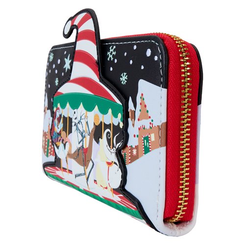 LAST ONE! The Nightmare Before Christmas – Journey to Christmas Town Zip-Around Wallet Wallet - Tophatter Daily Deals