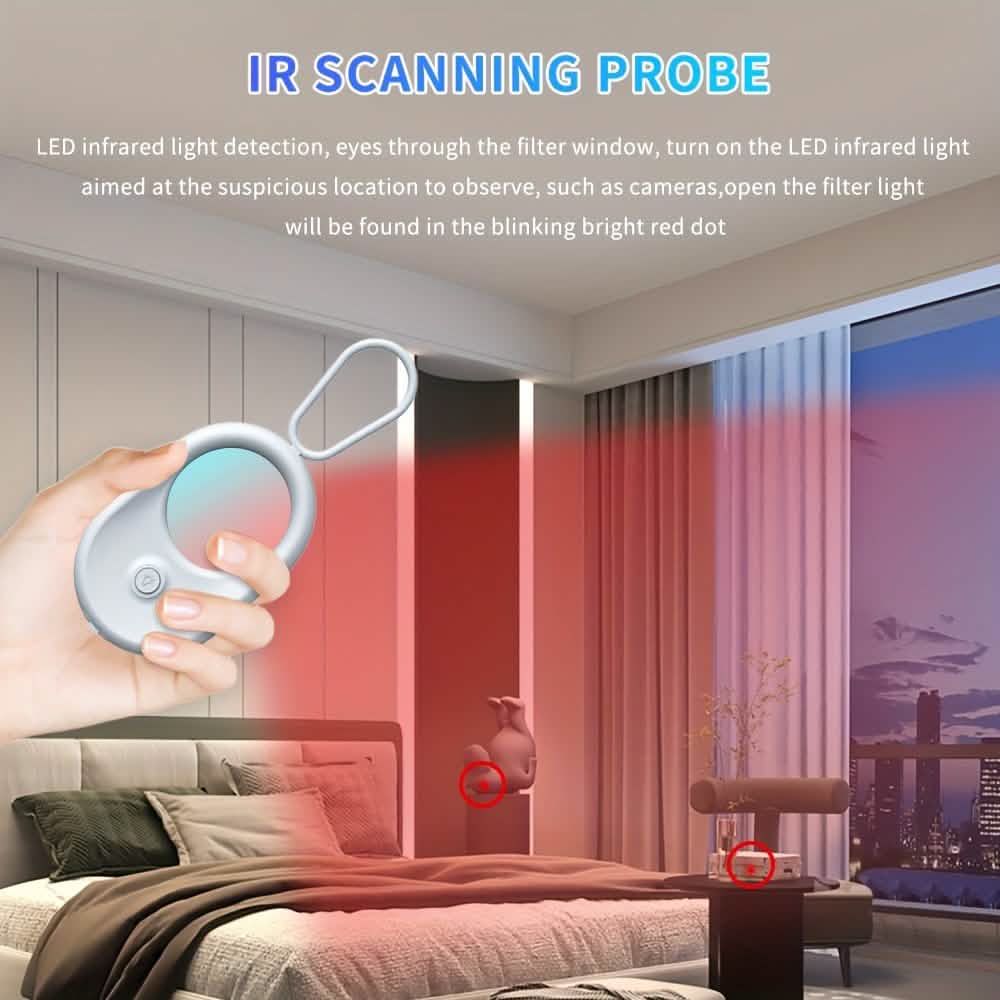 Rechargeable Infrared Camera Detector Keychain with 5 m Range Electronics Accessories - Tophatter Daily Deals