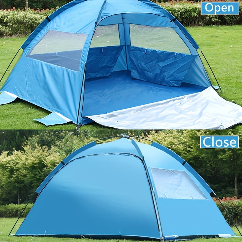 Beach Tent Sun Shelter Canopy (2-3 Person) Camping & Hiking > Tents & Camp Furniture - Tophatter Daily Deals