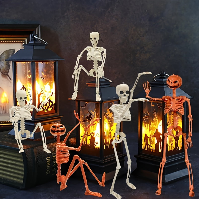Halloween Pumpkin Skeleton Props (2Pcs) Halloween - Tophatter Daily Deals
