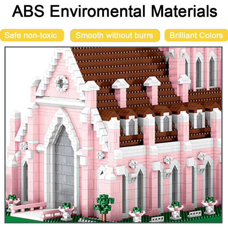 Building Blocks High Difficulty Giant Type Assembled Swan Lake Castle 0 - Tophatter Daily Deals