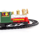 9 Piece Battery Operated Mini Christmas Train Set | Festive Toy Train Set With 57cm Track Christmas Decoration | Toy Railway And Train Set For Kids Train Set - Tophatter Daily Deals