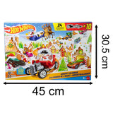 Hot Wheels Christmas Advent Calendar | 10 Hot Wheels Cars & 14 Accessories Advent Calendar - Tophatter Daily Deals