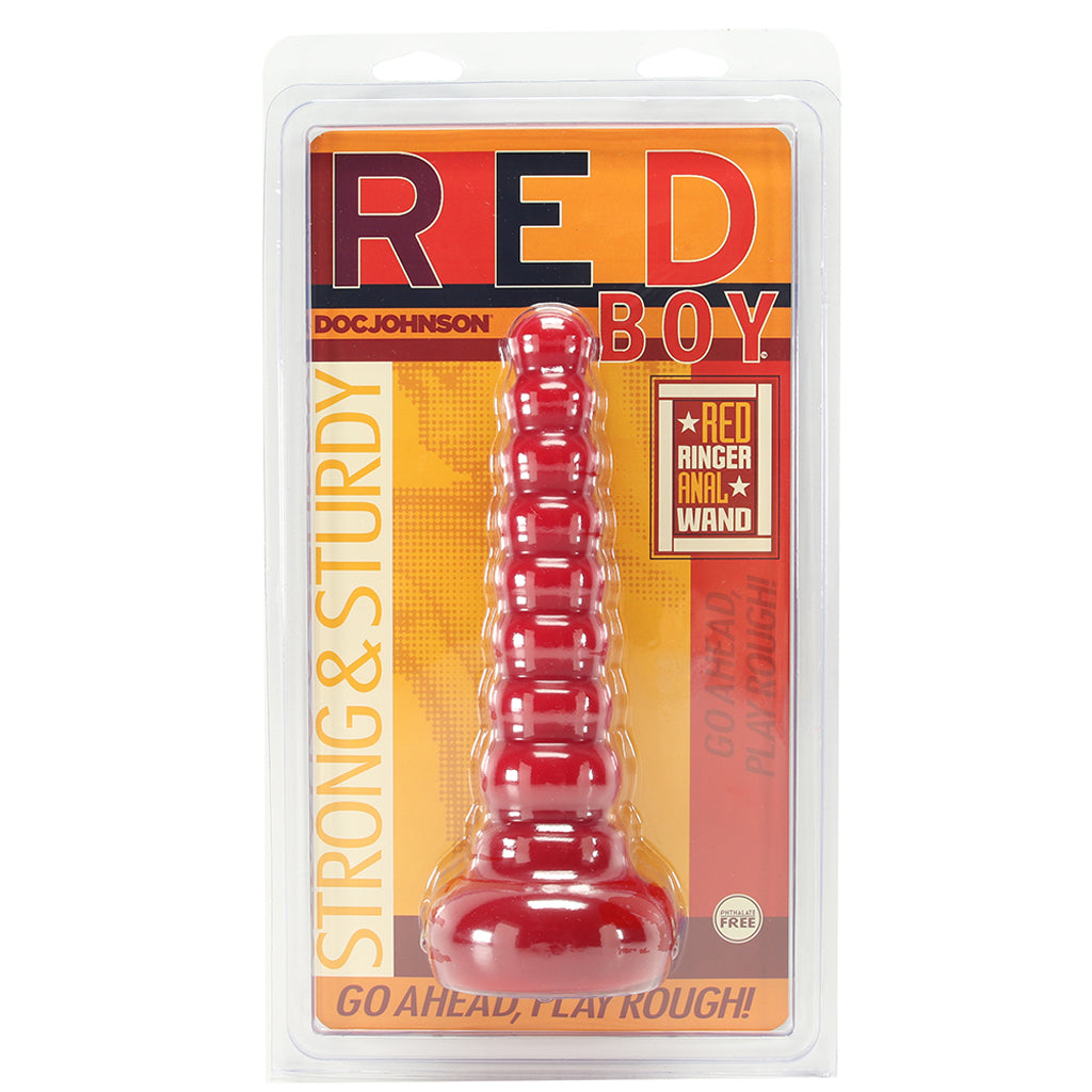 Red Boy Red Ringer Anal Wand - Tophatter's Adult Products Anal Sex Toys > Butt Plugs - Tophatter Daily Deals