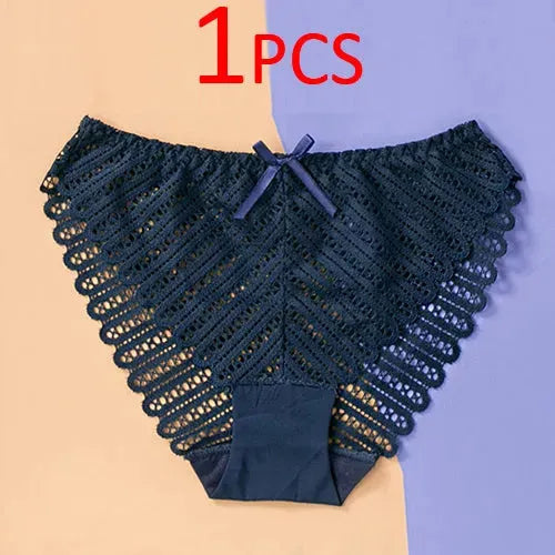Sexy Lingerie Panties Women's Ladies Panties 2 Items One blue One size 0 - Tophatter Daily Deals