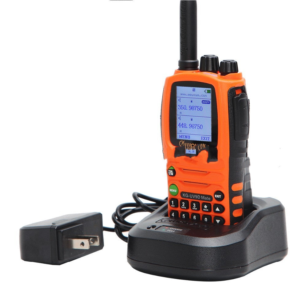 10W Seven-segment Aviation Frequency High-power Walkie-talkie Orange 220V US 0 - Tophatter Daily Deals