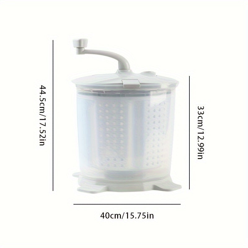 Manual Laundry Machine with Pedal Base Home & Garden > Laundry & Cleaning > Laundry Baskets - Tophatter Daily Deals