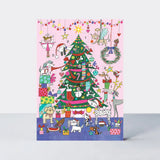 Christmas Tree & Dogs Advent Calendar Greetings Card | Christmas Advent Calendar Advent Calendar - Tophatter Daily Deals