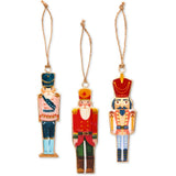 Nutcracker Christmas Bauble | Vintage Metal Soldier Tree Ornament with Twine Baubles - Tophatter Daily Deals