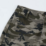 American Retro Camouflage Bell-bottom Pants Men 0 - Tophatter Daily Deals