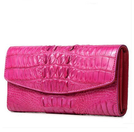 Back Bone Women Tri-fold Wallet Casual Clutch Rose Red 0 - Tophatter Daily Deals