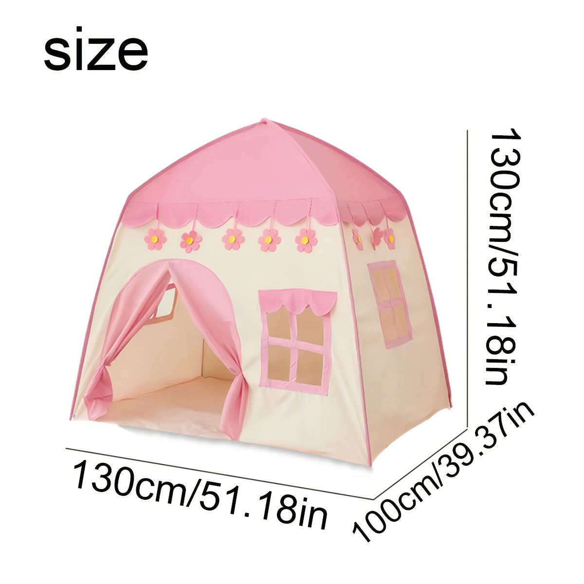 Floral Tent Playhouse for Kids Outdoor Play Tents & Playhouse - Tophatter Daily Deals
