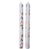 Set of 2 Winter Wonderland Christmas Advent Candles | Advent Christmas Candles Advent Candle - Tophatter Daily Deals