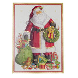 Santa Claus Advent Calendar Card with Envelope | Christmas Advent Calendar Advent Calendar - Tophatter Daily Deals