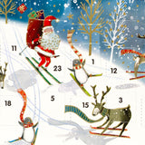 Festive Fun Christmas Advent Calendar Greetings Card | Door Advent Calendar Advent Calendar - Tophatter Daily Deals