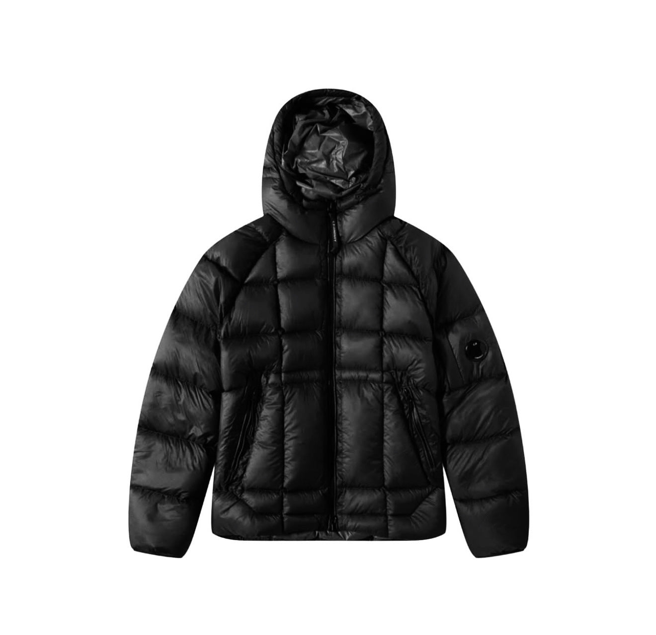 Warm Padded Coat - Boxy Midlength, Cotton, For Winter Black 3D Changing Face Moving Picture Frame - Tophatter Daily Deals