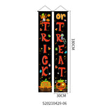 Halloween Doorway Banners Pair Oxford Cloth 180x30cm 3 Style 3D Changing Face Moving Picture Frame - Tophatter Daily Deals