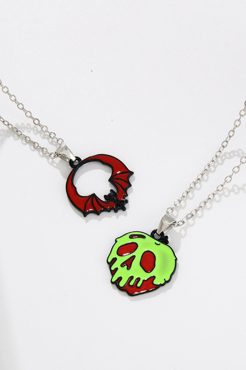 Two-Piece Halloween Theme Necklace Set Necklaces - Tophatter Daily Deals