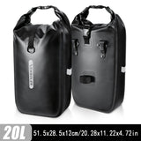 Bike Rear Rack Saddle Bags (2pcs) Sports & Fitness > Bikes & Accessories > Bicycle Bags - Tophatter Daily Deals
