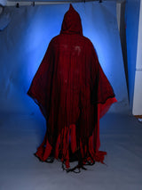 Blood Drip Gothic Cloak Costume with Hood Halloween - Tophatter Daily Deals
