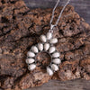 Artificial White Turquoise Alloy Geometric Necklace Style A One Size Necklaces - Tophatter Daily Deals