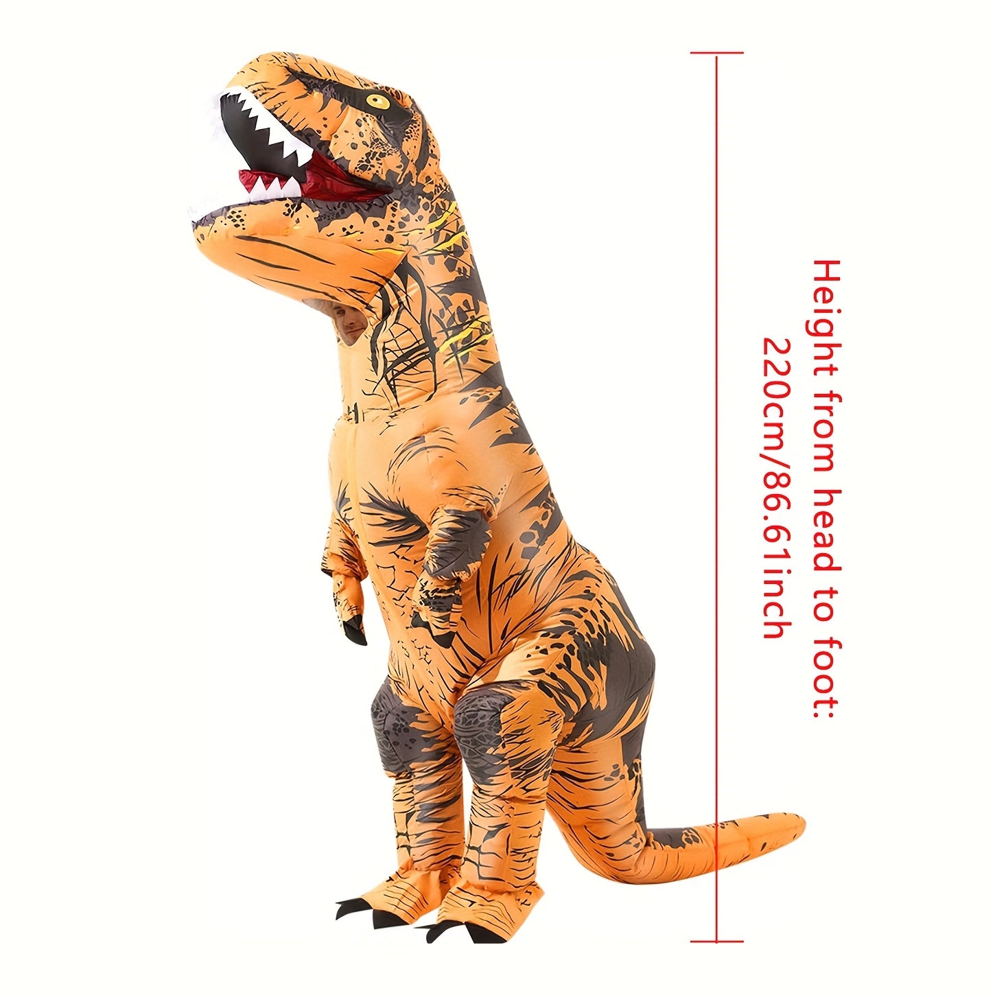 Adult T-Rex Inflatable Dinosaur Costume for Halloween Halloween - Tophatter Daily Deals