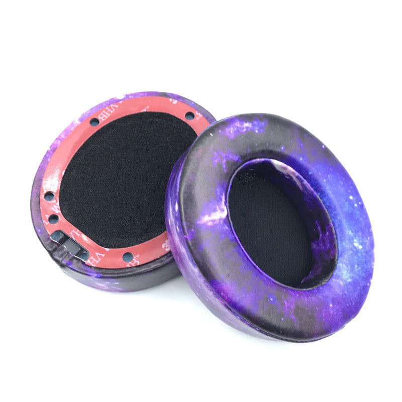 A pair of headphone sleeve sponge sleeve earmuffs Starry sky 0 - Tophatter Daily Deals