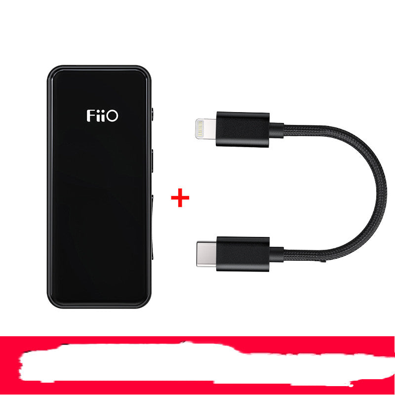 Bluetooth Amp Portable Lossless Audio Receiver Computer Phone Decoder Black BTR3KTypeC to Lighting line 0 - Tophatter Daily Deals