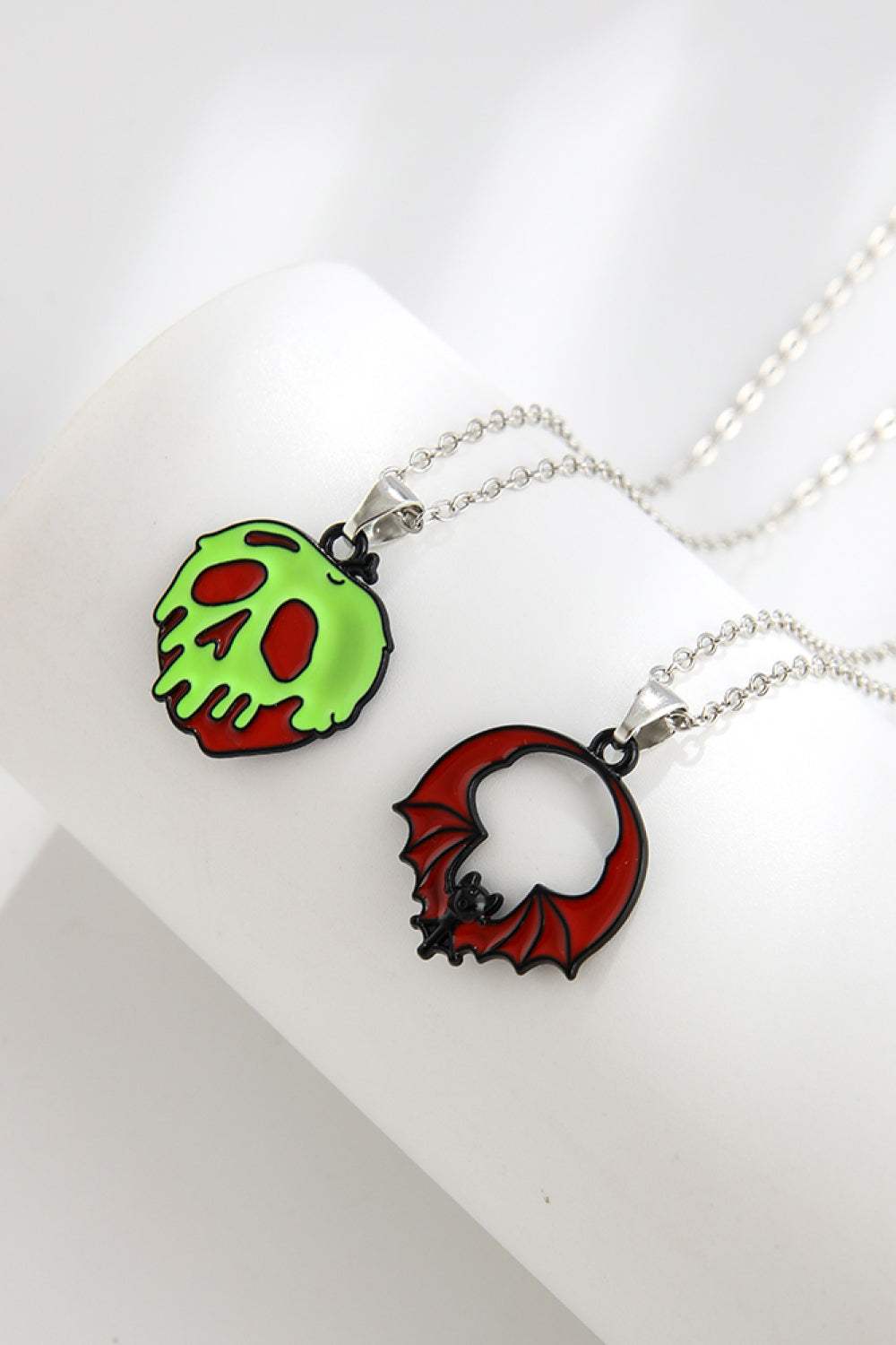 Two-Piece Halloween Theme Necklace Set Necklaces - Tophatter Daily Deals