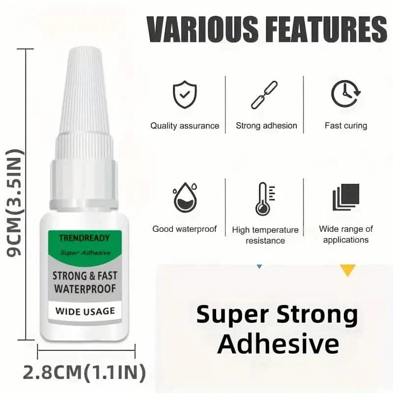 2-Pack: Super Glue – Fast-Drying, Waterproof, Multi-Surface School, Office & Art Supplies - Tophatter Daily Deals
