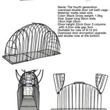Anti Scratch Blow Dry Cat Bath Cage 0 - Tophatter Daily Deals